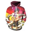 Sweats à capuche pour hommes 2023 dernière impression 3D automne et hiver femmes Pirate King série numérique imprimé pulls taille ample