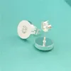 Takı Stud Heart Logo Küpeler Kadın için Kadın Moda Güzel Bayanlar Kalp Şeklindeki Basit Küpeler Küpe Paslanmaz Çelik Gümüş Gül 10mm 14mm