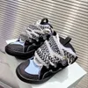 Sandały lan-vin Dupe trampki obuwie płócienne trampki kobiety mężczyźni stylista buty trenerzyTop Sneaker W7123
