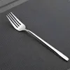 Forks Cozy Zone Dinner Set Stainless Steel Dining Tableware Classic 6 Pieces Table Western Salad Fruit Dessert el 230302