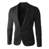 Costumes pour hommes Blazers I -Bijoux M-3XL Costume Décontracté Fine Fabrication Mélange De Coton Un Bouton Blazer Pour Banquet