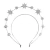 Halo Crown Stars Goddess Crown Halo Fascia e corone per donna Copricapo da sposa Boho