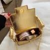 Вечерние сумки 2023 Дизайнер de ouo rosa pequena bolsa noite embreagem mini mensageiro подмышечный