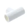 Équipements d'arrosage 20 mm Té en PVC 3 voies connecteurs d'adaptateur de tube de tuyau d'eau blanc 5 pièces