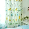 Curtain Modern Semi-blackout Printed Animal Curtains For Kids Boy Living Room Bedroom Window Cartoon Drape Customize