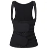 Bustiers Corsets 탄성 스티커 2 스트랩 벨트 라텍스 고무 허리 훈련 Cincher 고리와 눈의 비 터무니없는 코르셋 조끼 지원