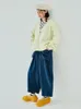 Women's Jackets Imakokoni's original design Vneck loose knit coat light green long sleeve warm and comfortable cardigan in autumn winter 230302