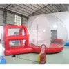 3m l x 2mw Outdoor Giant Airtight Christmas Valentine Inflatable Snow Globe Bubble dome tent with entrance Human Size Clear Globe For Festival Party