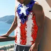 Men's Tank Tops 2023 Men Daily Casual Vest Muscle Independence Day Printed Sleeveless Graphic Sports Fast In Stock