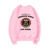 Damen Hoodies Sweatshirts University of American Samoa Law School Sweatshirt Rundhalsausschnitt Unisex Pullover Grafik Frauen Streetwear Tops 230301