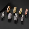 Mode multicolore charme Zircon anneaux de mariage pour les femmes ronde carrée pierre fête anneau bijoux Bague Femme