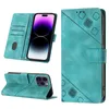 Estuches de billetera de cuero con estampado de sensación de piel para iPhone 15 14 Plus 13 Pro Max 12 11 XR XS X 8 Ipod Touch 7 6 5 Sensación de mano a la moda Ranura para tarjeta de identificación de crédito Titular Funda con tapa Correa