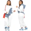 Women's Two Piece Pants Woman Pant Suits 2 Sets Womens Outfits Casual Pullovers Ladies Fashion Matching Streetwear