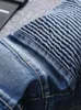 Men's Jeans Men Casual Biker Denim Jeans Stretch Pants Solid Regular Fit Jeans Male Street Pant Vintage Youth Jeans Large Size 230302