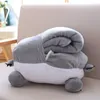 Плюшевые куклы 3 в 1 многофункциональная тоторо плюшевая игрушка мягкая подушка с одеяло Totoro Hand Theme Cushion Baby Kids Nap Оболочное аниме фигура игрушка 230302