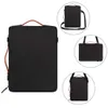 Sacs pour ordinateur portable Multiuse Strap Laptop Sleeve Bag With Handle For 10 "13" 14 "156" 17 "Inch Notebook Antichoc Computer BagBlack