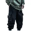 Men's Pants Handsome Terrific Casual Men Cargo Ankle Banded Autumn Trousers Elastic Waist For Street Dance