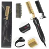 Straightener Heating Smooth Straightening Brush Corrugation Curling Iron Hair Curler Comb Multi-function Use314i