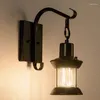 Wandlampen Moderner Stil Badezimmer Eitelkeit Waschküche Dekor Schlafzimmer Lichter Dekoration LED-Licht für antike Holzscheibe