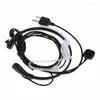 Talkie-walkie 10 Throat Mic Covert Acoustic Tube Ecouteur Casque avec doigt PMidland GMRS/FRS GXT/LXT Midland/Alan G5 M99 75-810