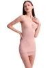 Damen Shapers Shaper Kleid, figurbetont, integrierter Shapewear-Body, Dessous-Body mit integriertem BH, Tops, glatte Rückseite, Kleider für Damen