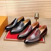 2022 Suit Men Men's Shoes Model Italian Luxury Designer Leather Dress Leather Party Party Men Fashion Loafer Size 38-45235R