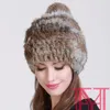 Beanies Beanie/Skull Caps Women Genuine Knit Fur Hat Nature Cap Headgear Headdress Various Fashion 2023 E Sale1 Scot22