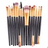 Makeup Brushes Set Eye Shadow Foundation Powder Eyeliner Eyelash Lip Brush Cosmetic Beauty Tool 15st/Kit J1546 Drop Delivery Health DHL5O