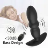 Brinquedos sexuais massageador masculino vibrador telescópico sem fio controle remoto butt plug anal vibrador massageador de próstata para o homem