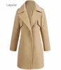 Women's Wool & Blends Laipelar Wind 2023 Fashion Cotton-jacket Thickened Winter Clothes Short Coat Shows Tall And Petite