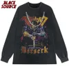 Men's T-Shirts Vintage Berserk Anime Shirt Berserk Shirt Unisex T-Shirt 230302