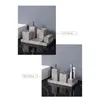 Bath Accessory Set Marble Bathroom 5-piece Washing Table 4-piece Liquid Bottle Paper Towel Box Tray Suit Matching