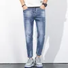 Jeans masculino de alta qualidade casual algodão calças compridas inverno outono jeans masculino roupas 230302