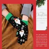 Five Fingers Gloves Fashion Female Winter Touch Screen Small Size Christmas Wool Knit Student Outdoor Warm1