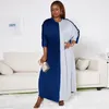 Ethnic Clothing African Dresses For Women Fall Elegant Patchwork Long Maxi Dress Abaya Ladies Traditional Africa L-4XL Christmas Robes