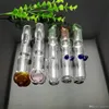 喫煙アクセサリーフラットマウスフィルターガラス吸引ノズル卸売ガラスボンズオイルバーナーガラス