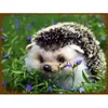 Vintage Metal Hedgehog Tin Sign Home Bar Cafe Animal Decor Plate Hedgehog Childhood Art Sticker Poster Wall Decor 30x20cm W03