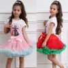 Jupes 2023 Bébé Filles Tutu Jupe Pettiskirt Fluffy Enfants Jupes De Ballet Pour La Danse Du Parti Princesse Tulle Vêtements Jupe En Maille T230301