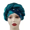 Ubranie etniczne 2023 African Cap Women Wedding Headtie Hats Hats Lady Ghead Opakowanie