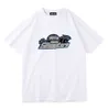 Heren T-shirts Fashion Trapstar Design Letter Print Katoen Korte mouw T-shirt Grijs en damesachterweg Motion Current 27ess