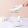 Stainless Steel Flour Colanders Kitchen Baking Fine Leakage Mesh Powdered Sugar Sieve Wooden Handle Juice Soymilk Slag Filter TH0653