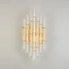 Lâmpadas de parede Modern Crystal Led Ding Ding Decoration Bedroom Sconce Lâmpada Luzes de vida para espelho