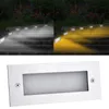 LED Stair Corner Outdoor Lighting Street Lights 7W Step Light Rustproof Watertproof Infällda landskapsvägar Courtyard Trappor Swimming Pools Usastar