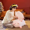 Pluche poppen van hoge kwaliteit 40/50/60 cm squishy leugenvarentjes gevulde pluche varkensspeelgoed anime soft plushie kussen kinderen baby troostende kerstcadeau 230302