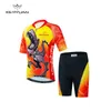 Ensembles de course KEYIYUAN extérieur garçon fille vtt Cycle vêtements ensemble enfants cyclisme enfants été à manches courtes vélo maillot costume