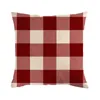 Oreiller Style nordique géométrie couverture lin coton coloré Plaid maison décorative canapé jeter étui