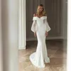 Parti Elbiseleri 2023 Avrupa ve Amerikan Dilek Gece Elbise Düz Renk Omuz Dışı Sonbahar Bir Parçalı Düğün Uzun