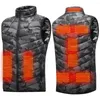 Carpets Electric Heated Vest 9 Heat Areas Winter Heating Jackets Men Women USB Sportswear Plus Sized 6XL For Outdoor Hiking Camping