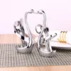 Dinnerware Sets 7 Pcs/ Set Swan Fruit Base Holder Forks Stainless Steel Salad Dessert Coffee Spoon Cake Tableware Zero Waste Flatware