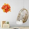 Couronnes de fleurs décoratives 1 pc Thanksgiving citrouille couronne tenture murale porte guirlande ornement fête décor